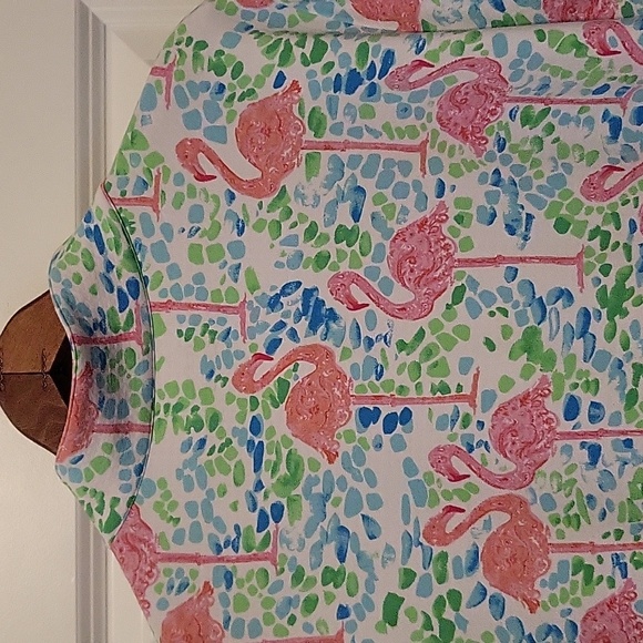 IBKUL Top - Size XXL - flamingo print - GUC - UPF 50+ J - Picture 5 of 6